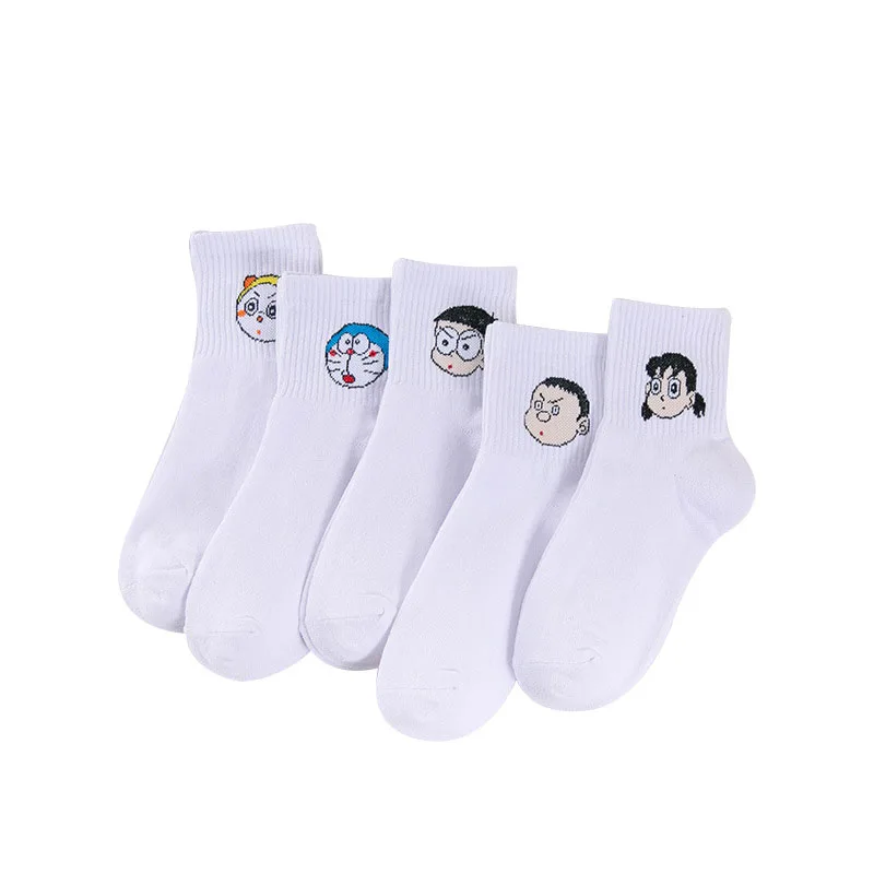 

Korean Cartoon Cute Anime Character Sock Unique Funny Women Spring Summer Breathable Comfortable Kawaii Short Ankle Sock