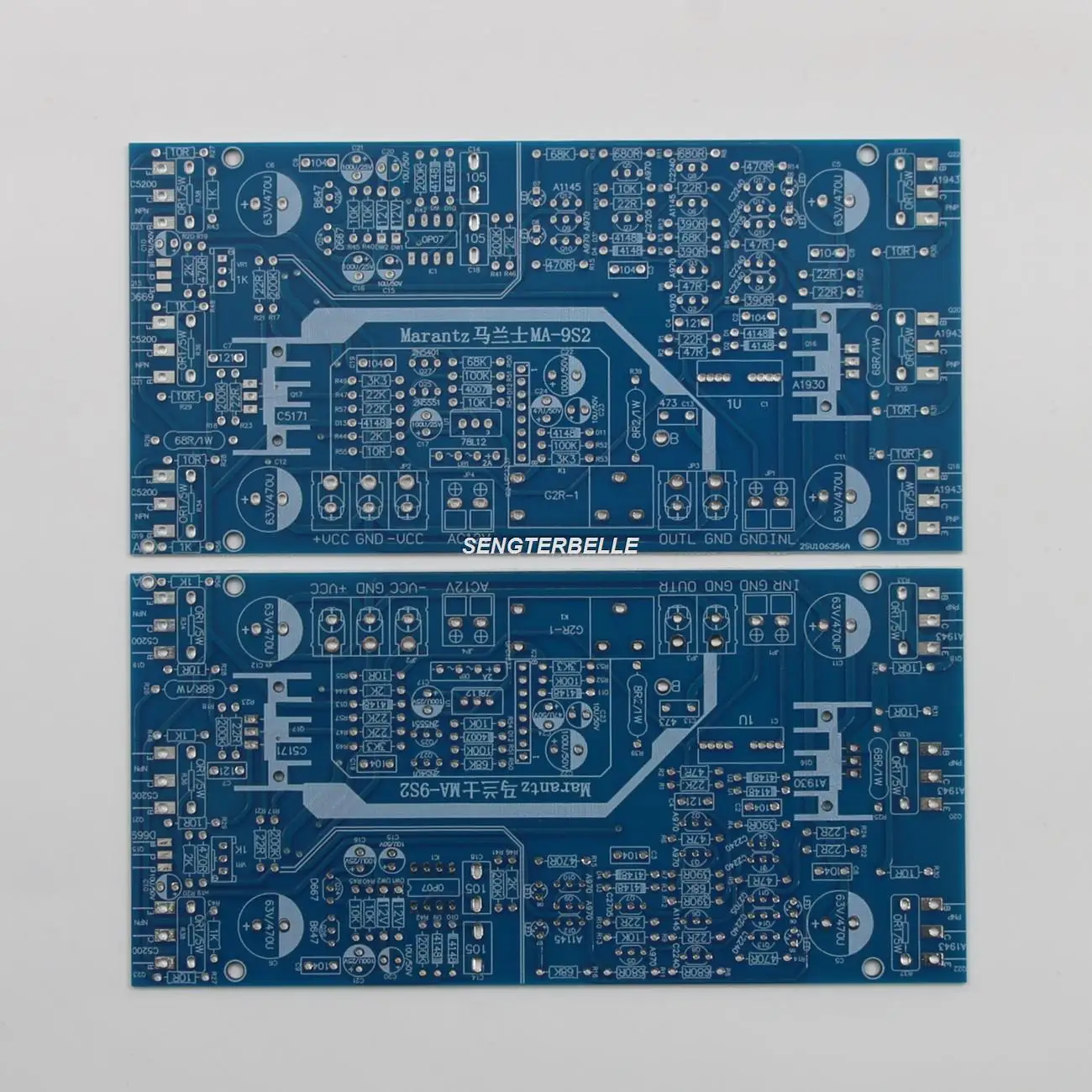 Одна пара Hi-Fi Плата усилителя неизолированная печатная плата 250 Вт Φ сервопривод