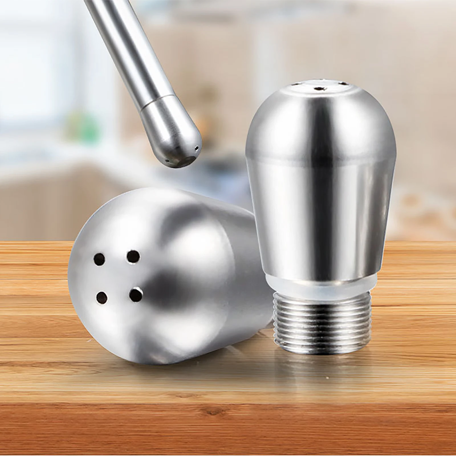 

Кофемашина Паровая насадка из нержавеющей стали насадка для молочной пены 360 ° Чистящая Паровая головка 3/4 отверстия Аксессуары для кофе