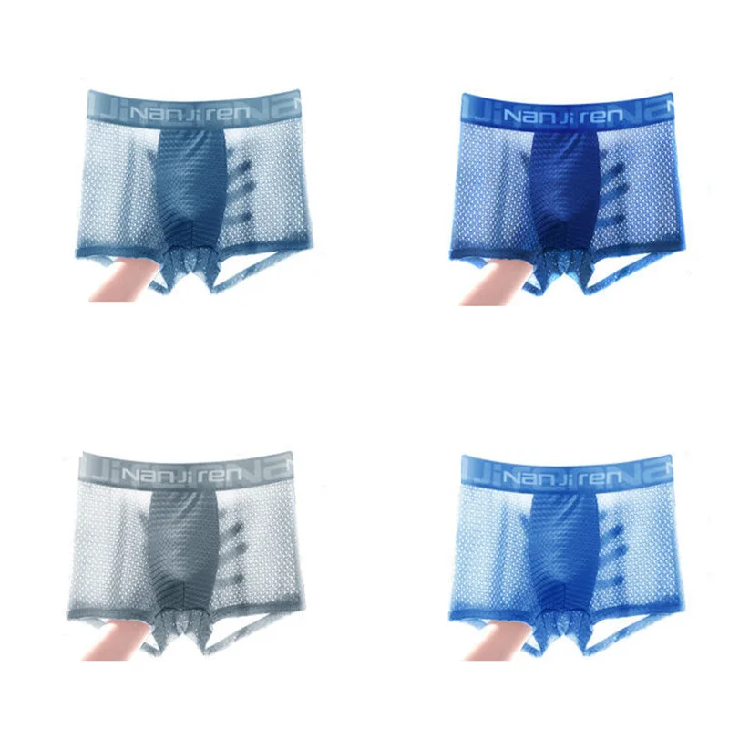 4pcs Fashion Underwear Men Boxers Sexy Men Boxer Soft Breathable Underwear Male Comfortable Panties Underpants Boxershorts Homme