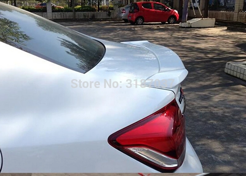 Спойлер для Honda Civic 2014-2015 Пластиковая Задняя Крышка багажника из АБС-пластика