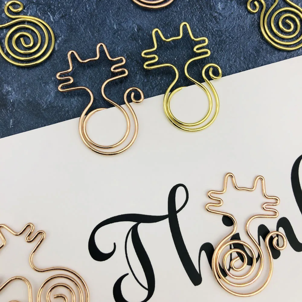 

20 шт., набор металлических зажимов для бумаги