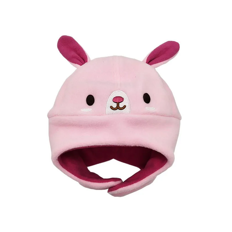 Pink Новая детская зимняя шапка, вязаная детская шапочка с помпонами для девочек, 7 цветов, эластичная детская шапка, зимние шапки для малышей - Цвет: Pink