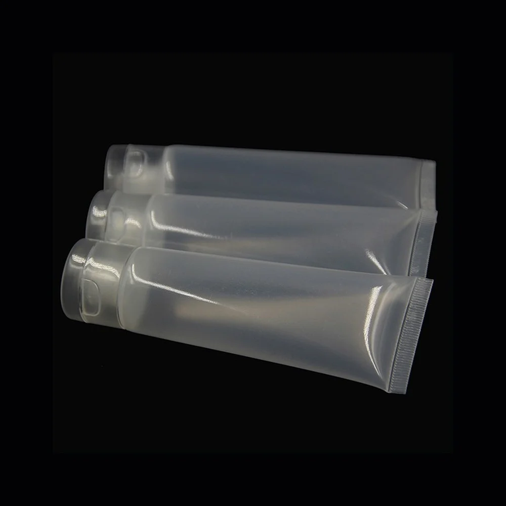 Пустая пластиковая трубка с прозрачной крышкой 20 шт. дорожные Бутылочки для