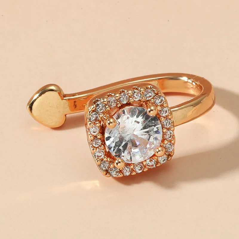 1 шт. модные золотые металлические ушные манжеты зажимы для ушей женщин не