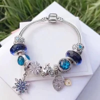 classic hot selling charm lady bracelet diy charm pendant jewelry brand bracelet lady gift direct sale