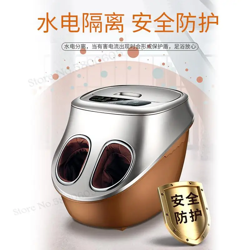 Ванночка для ног Двойная ванна автоматический массажер бочка домашняя ванночка