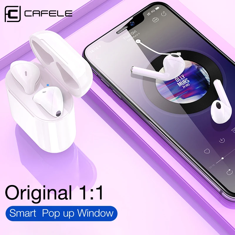 Cafele Original TWS True Wireless Headphone Bluetooth Ompatiable Earphone Touch Control Headset For Android ios Universal Earbud |