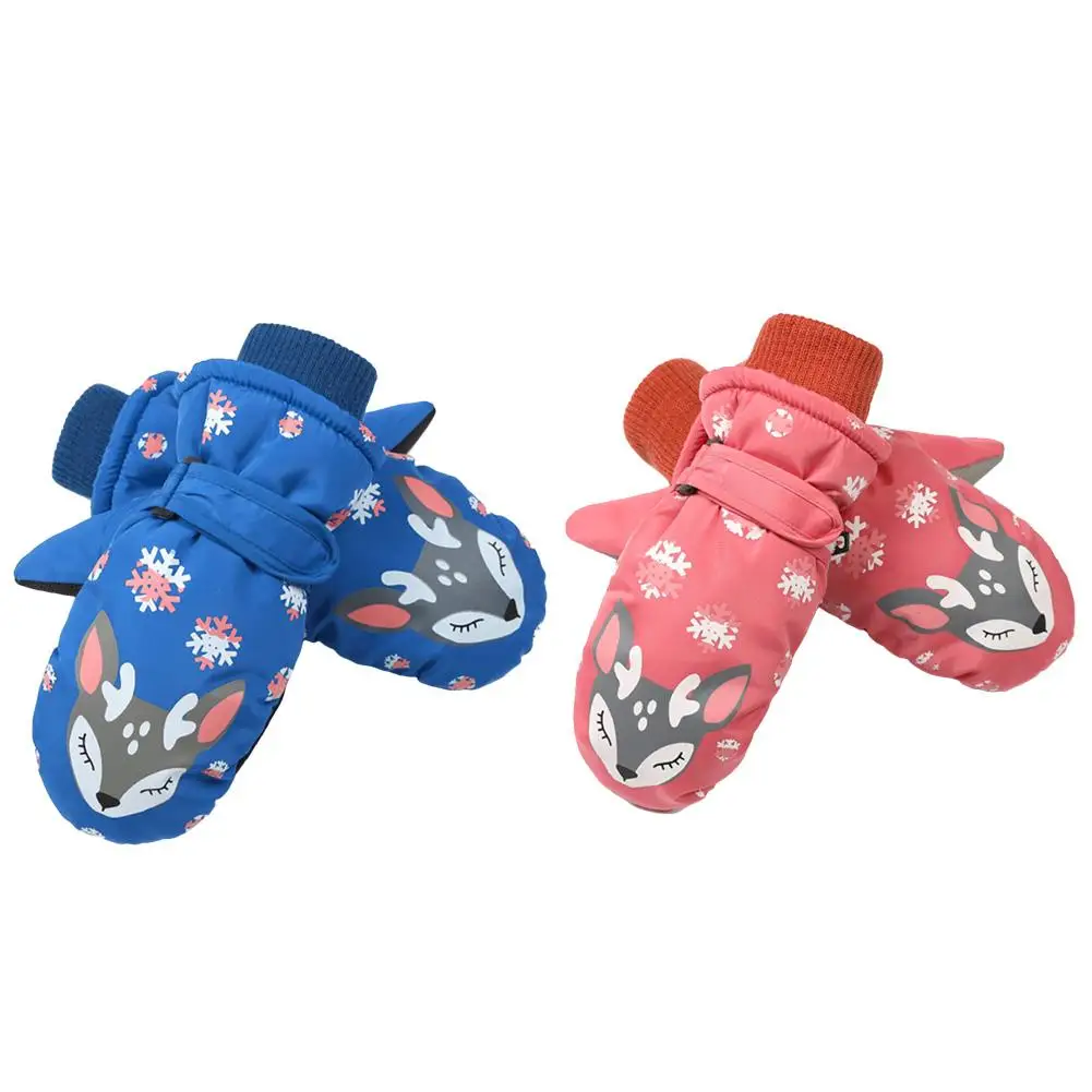 Children Winter Gloves Girls Boys Mittens Thicken Warmer Waterproof Windproof Kids Skiing Ski Drop Shipping | Детская одежда и