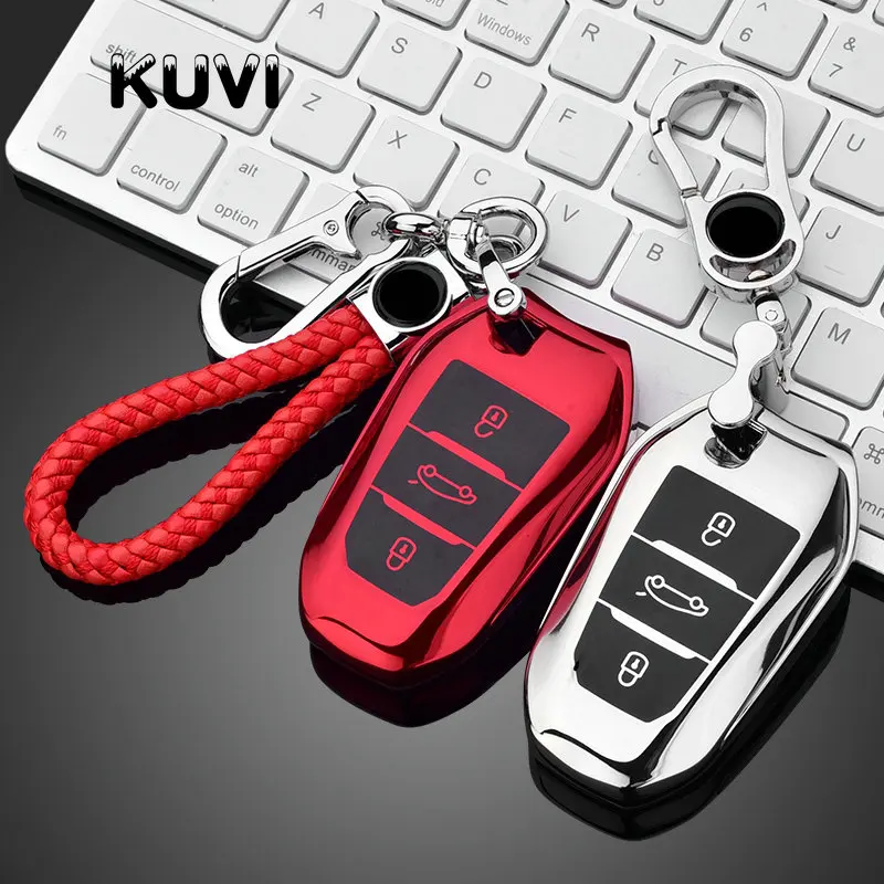 2020 умный чехол для Peugeot 508 301 2008 3008 4008 407 Citroen C5 C6 C4L CACTUS C3XR DS Keychain|Футляр