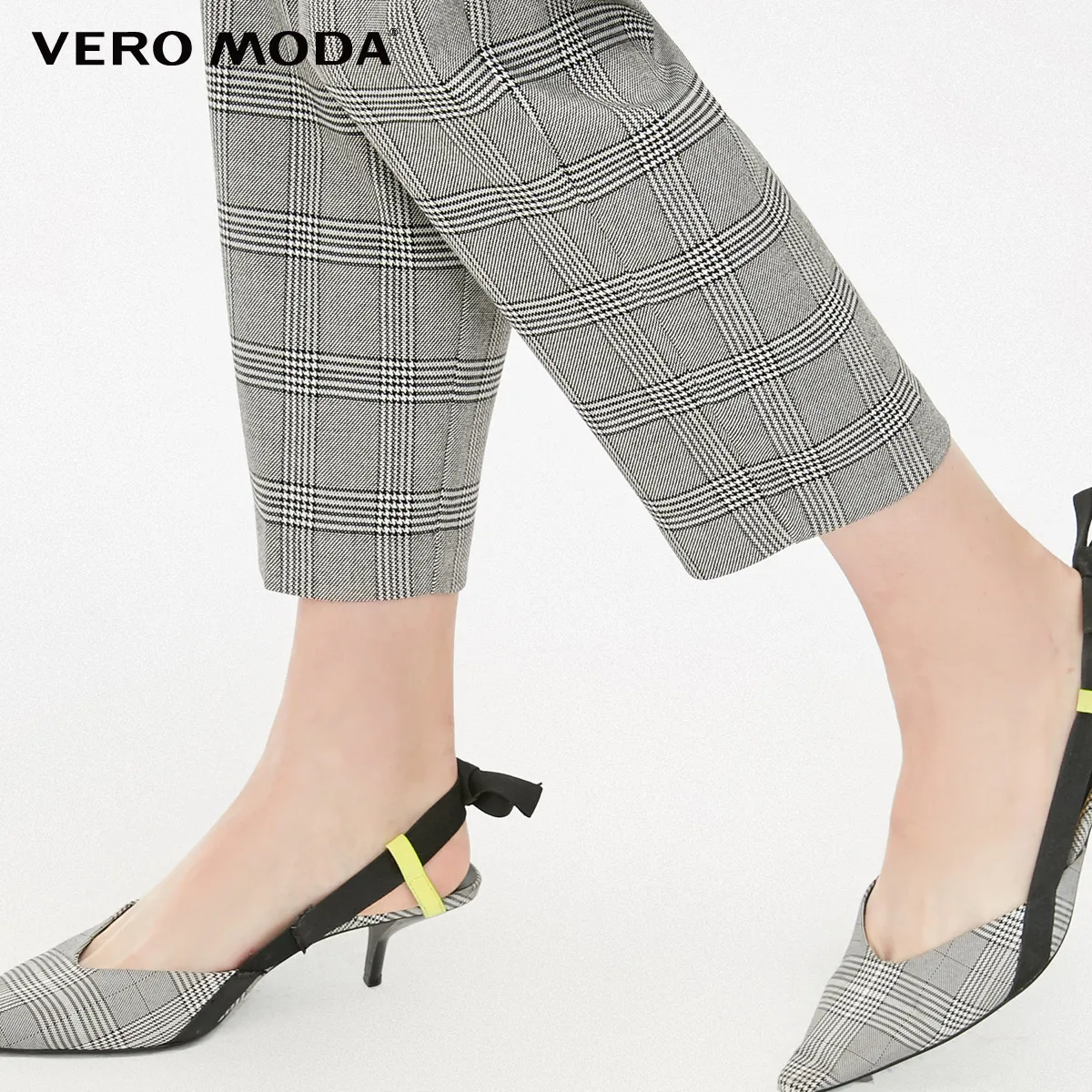 Брюки для отдыха с поясом в клетку стиле ретро Vero Moda | 319150512|Брюки|