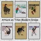 Плакаты из крафтовой бумаги, в стиле японского аниме Атака Титанов
