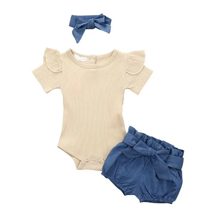 Для маленьких девочек летняя одежда 2020 Одежда для детей Плотные носки из 3