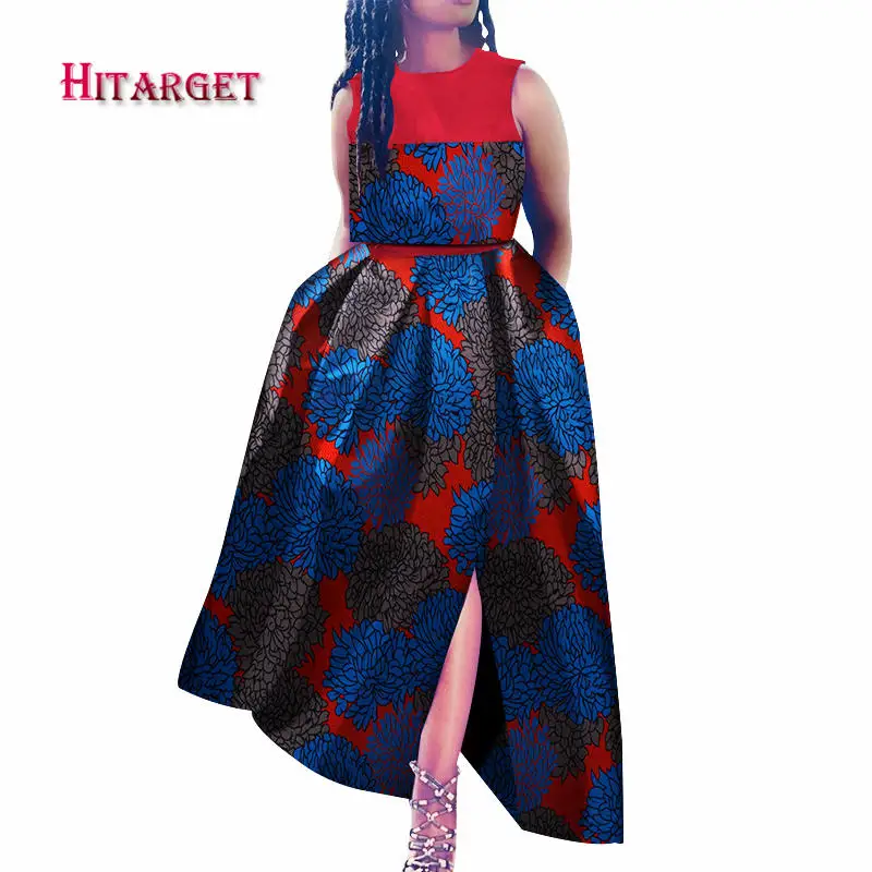 Африканские платья для женщин Дашики базин богатый стиль Женская африканская