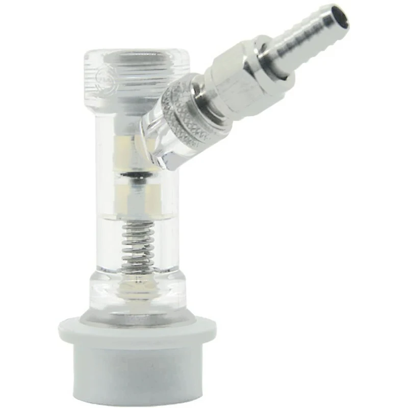 

Ball Lock Gas Disconnect with Check Valve Corny Keg Gas Disconnect Check Valve Mfl 1/4 for Home Brewing Cornelius