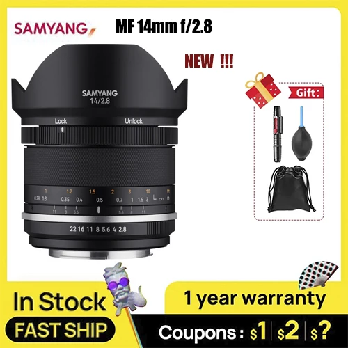 Объектив Samyang MF 14 мм f/2 8 WS Mk2 для Nikon F | Электроника