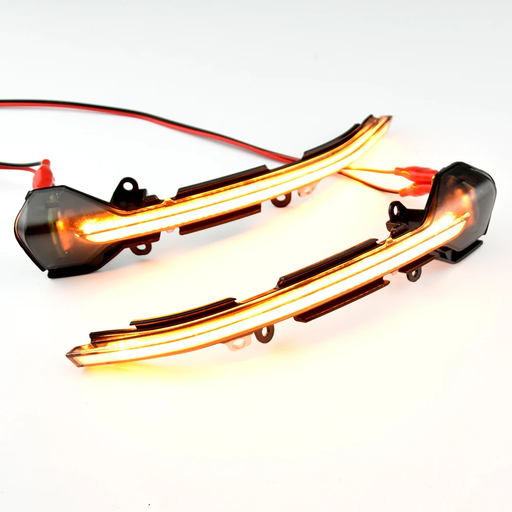 

For SEAT Leon III Mk3 5F 13-18 Ibiza KJ Mk5 V Arona 17-18 LED Dynamic Turn Signal Blinker Sequential Side Mirror Indicator Light