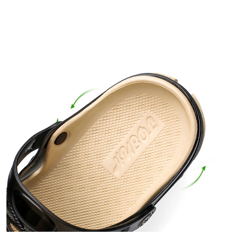 GRITION/мужские сандалии быстросохнущие повседневные резиновые сабо Мужская обувь