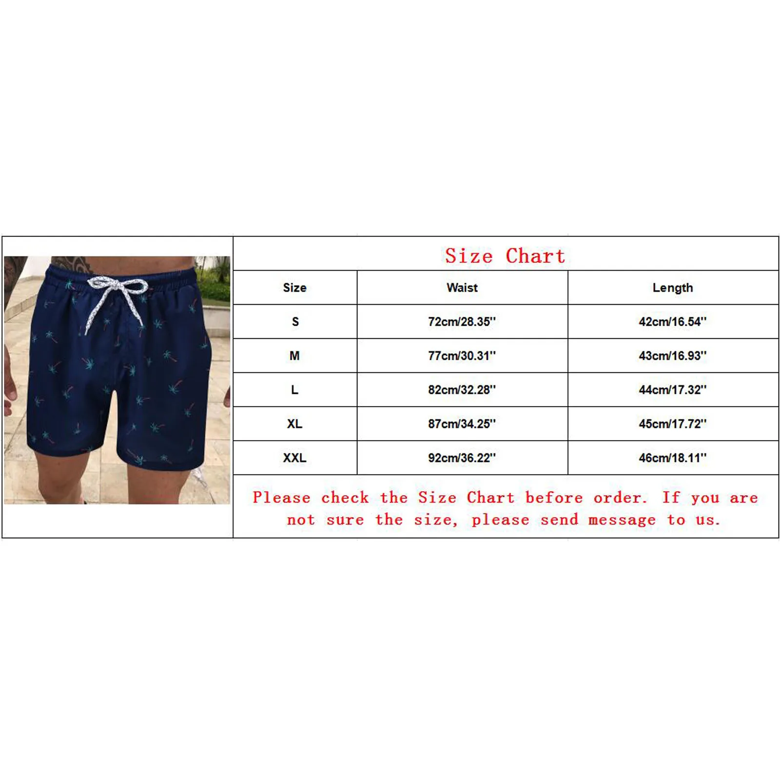 

68# Men Casual Breathable Work Pants Pockets Beach Printed Sport Shorts Men's Short Jogger Shorts Pant with Pocket Breathable