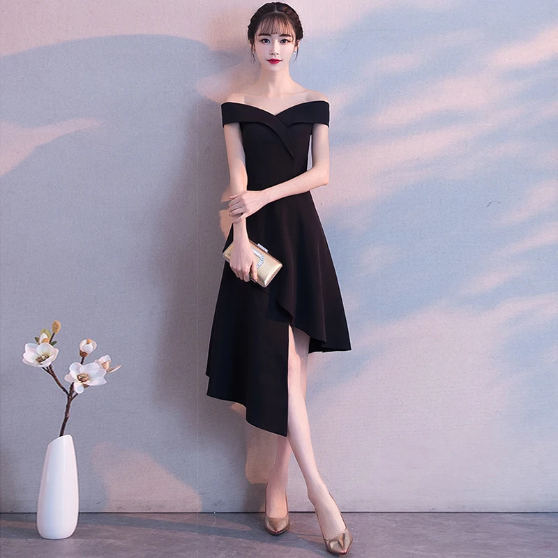 

Off The Shoulder High Low Evening Dress Formal Dress Party Evening Dresses Long Abiti Da Cerimonia Da Sera Vestido De Festa