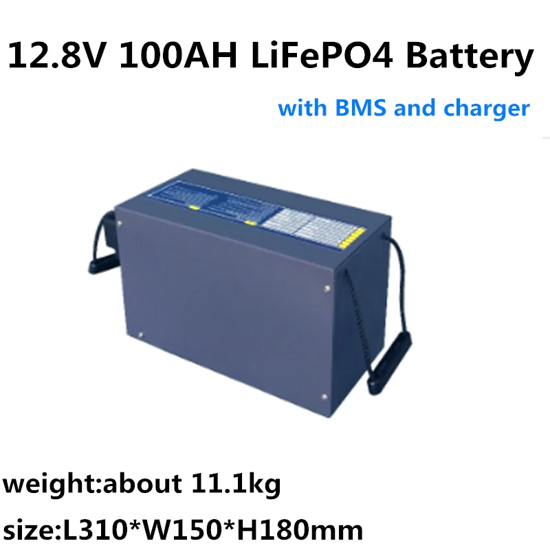 GTK 12 8 V 100AH 200Ah LiFePO4 батарея для 12В системы с системой BMS и эквалайзером внутри