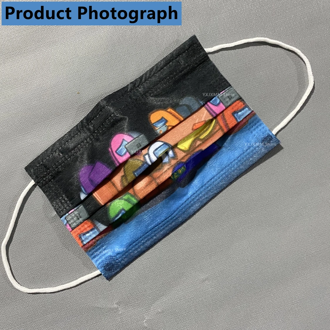 

10/50/100pcs Among Us Kids Disposable Face Mask 3-layer Dust Masks Game Cartoon children Mouth Mask Breathable Masks