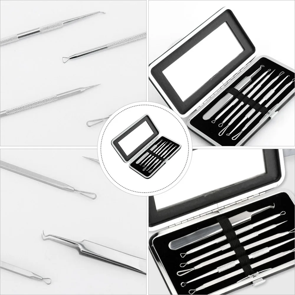 

1 Set Stainless Steel Pimple Pin Acne Needle Acne Remover Piple Cleaning Tool
