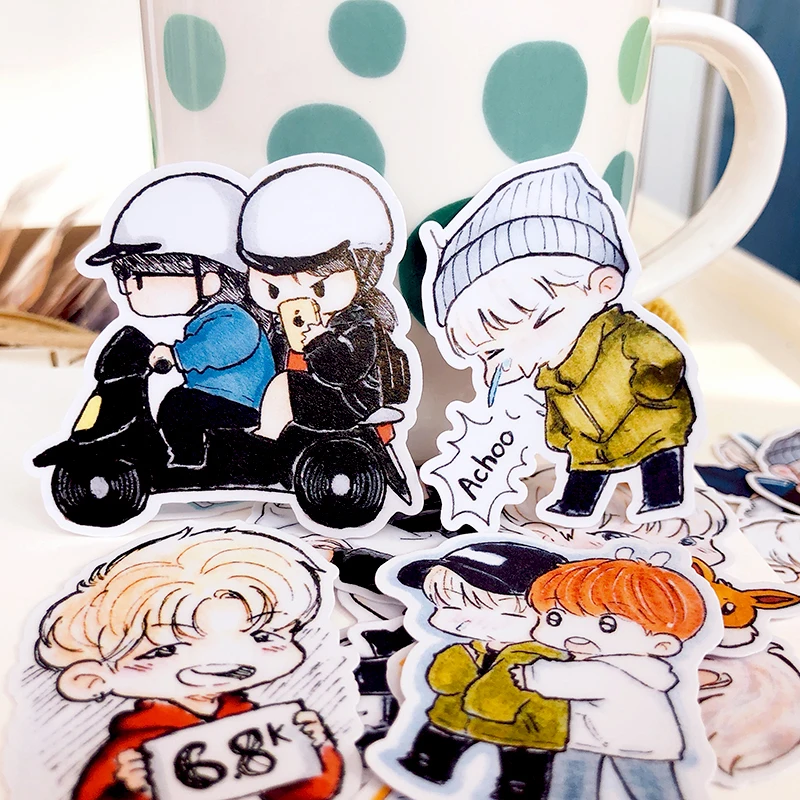 22 шт. Стикеры для скрапбукинга и с изображением героев мультфильмов звезд