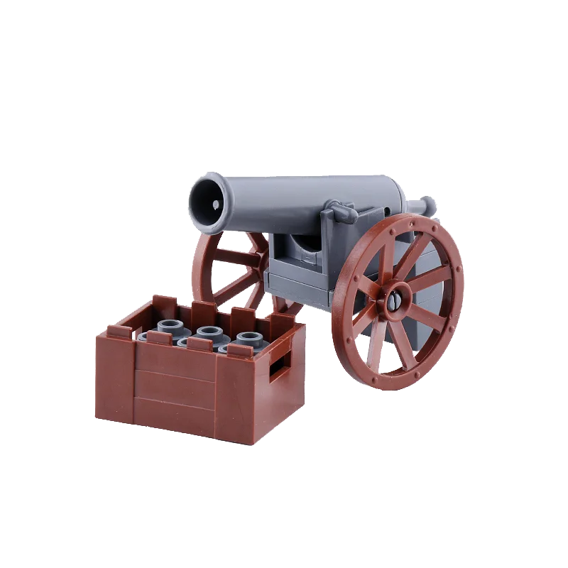 MOC военное оружие спецназа WW2 игрушечный пистолет мешок песка пушка строительные