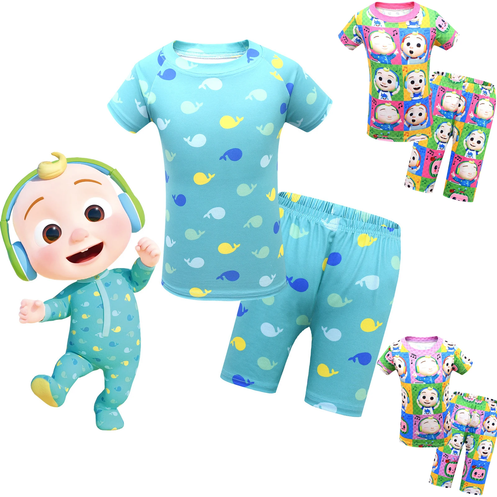 

Детская Пижама с коротким рукавом, на возраст 2-10 лет