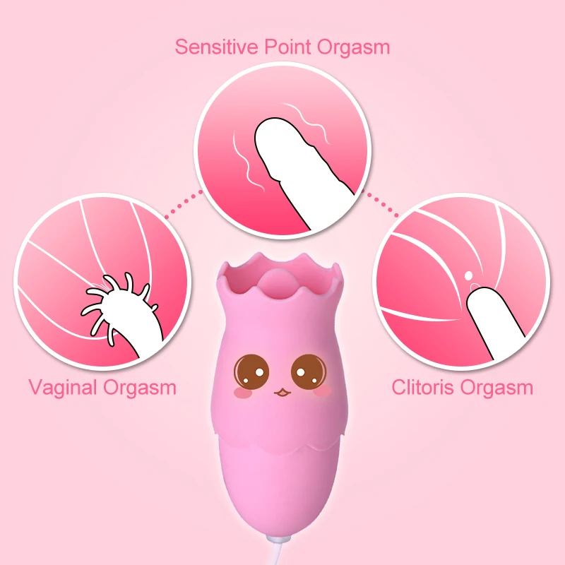 Вибрирующее яйцо для лизания языка секс игрушки женщин USB Перезаряжаемый