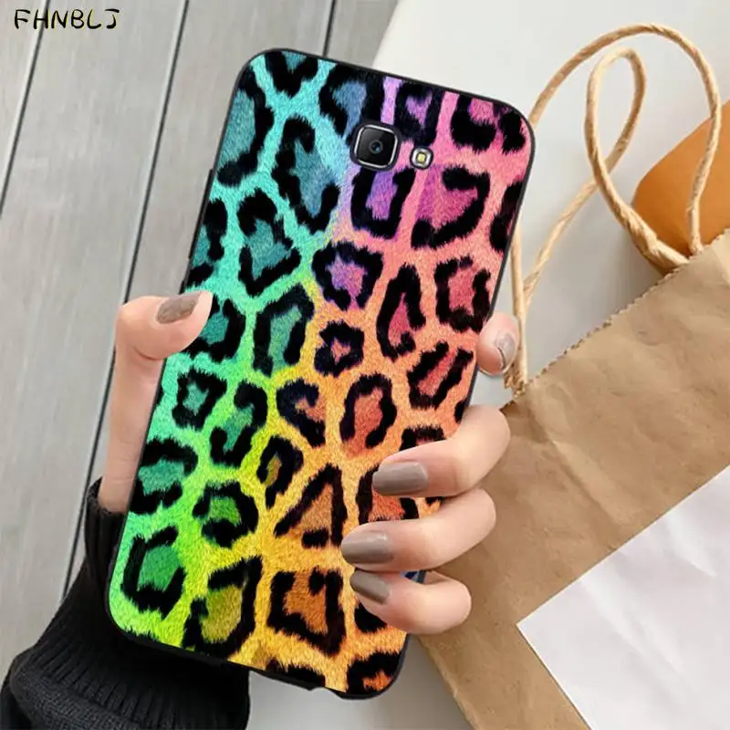 FHNBLJ Тигр Леопардовый принт пантера DIY Роскошный чехол для телефона Samsung J4 PLUS J7PRO J5