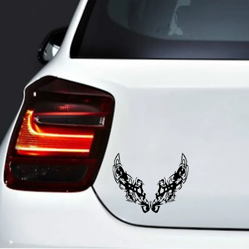Красивые Крылья Ангела демона птицы для Авто/бампера/окна виниловая наклейка