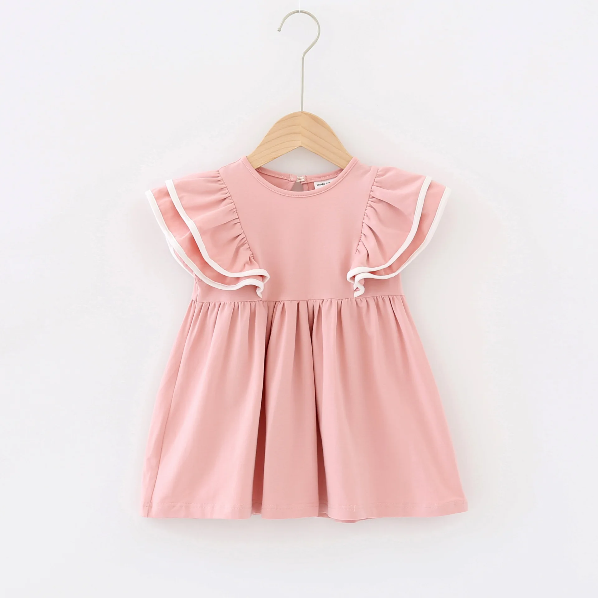 Children Summer Dresses Kids Baby Girls Ruffles Sleeveless Cotton A-line for Princess Little Clothing | Детская одежда и обувь