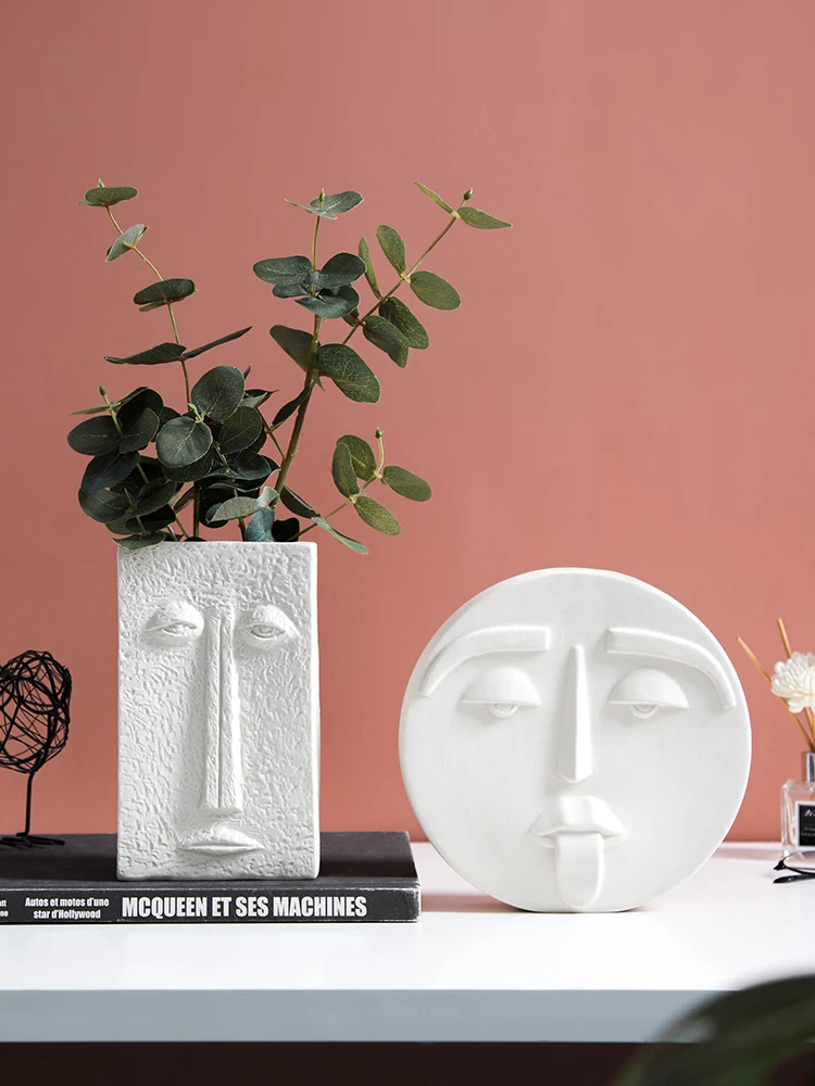 Visage белая Скандинавская круглая ваза для спальни с цветами гостиной