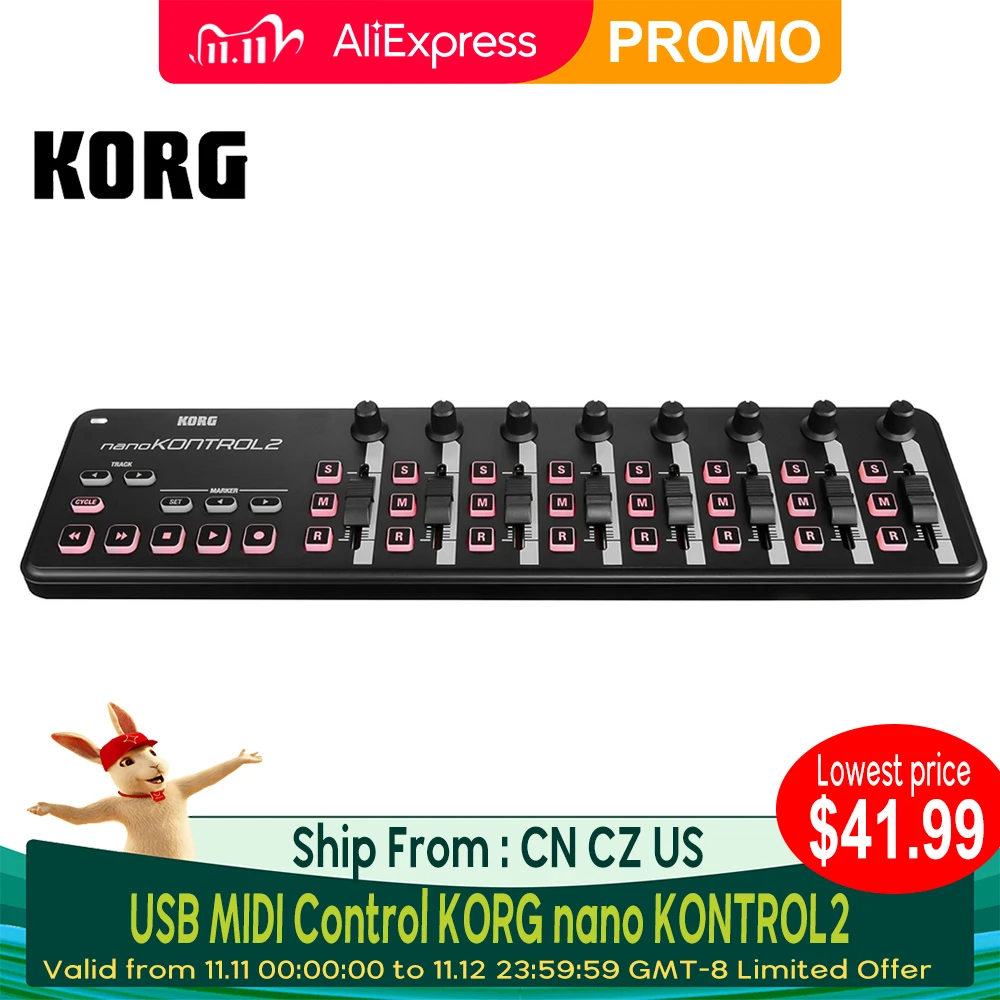 

Портативный MIDI-контроль KORG nano KONTROL2 тонкий линейный USB-контроллер MIDI-контроллер поверхность USB-кабель клавиатуры Музыкальные инструменты