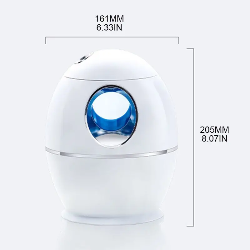 

800ML Essential Oil Diffuser Portable Air Humidifier Ultrasonic Aroma Mist Maker