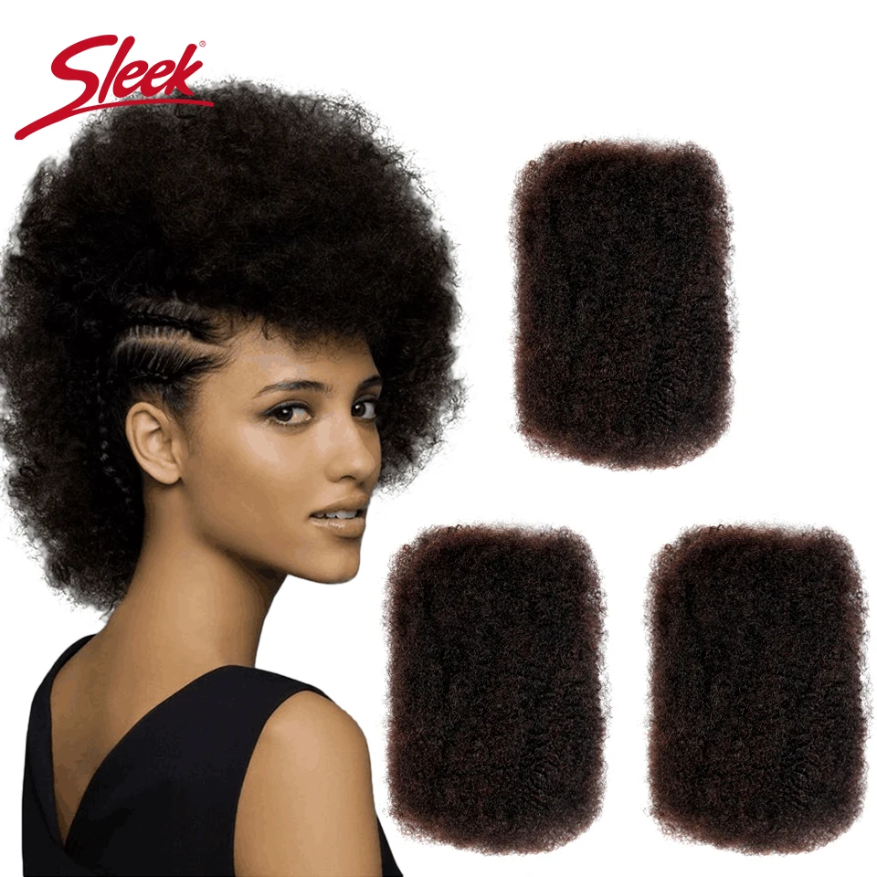 

Sleek Remy Bulk No Attachment Mongolian Afro Kinky Curly Wave Human Hair Bulk For 1Pc Braiding Crochet Braids Light as a Feather