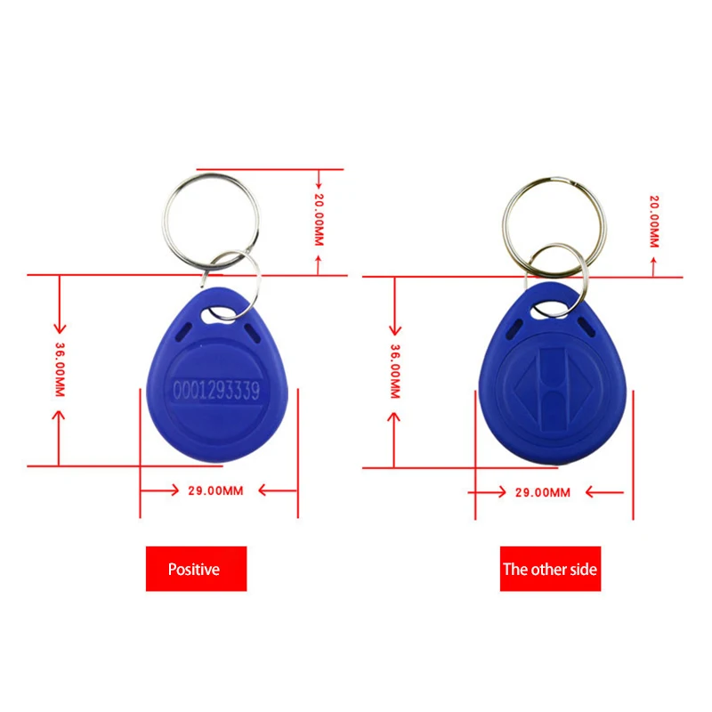 10 шт./упак. RFID 125 кГц клон IC-карты сменные смарт-брелоки брелоки карта блок