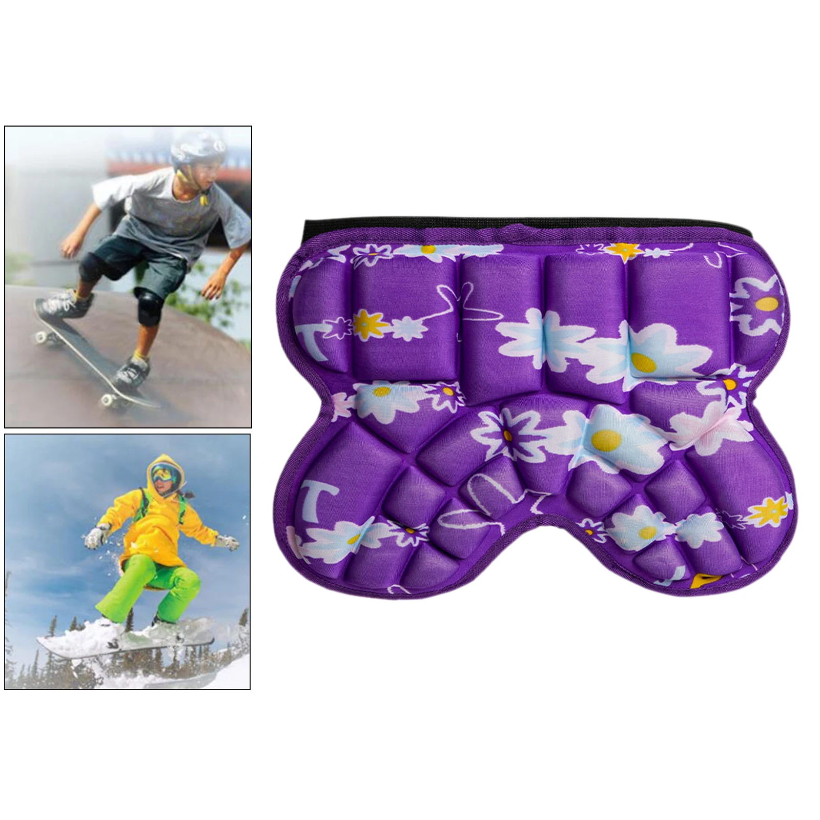 

Soft Breathable 3D Padded Hip Protective Short Pant Guard Lightweight Thick