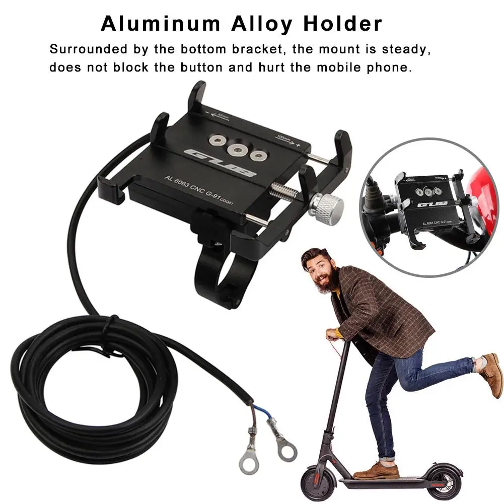 Металлический держатель для сотового телефона GUB велосипеда горного руль