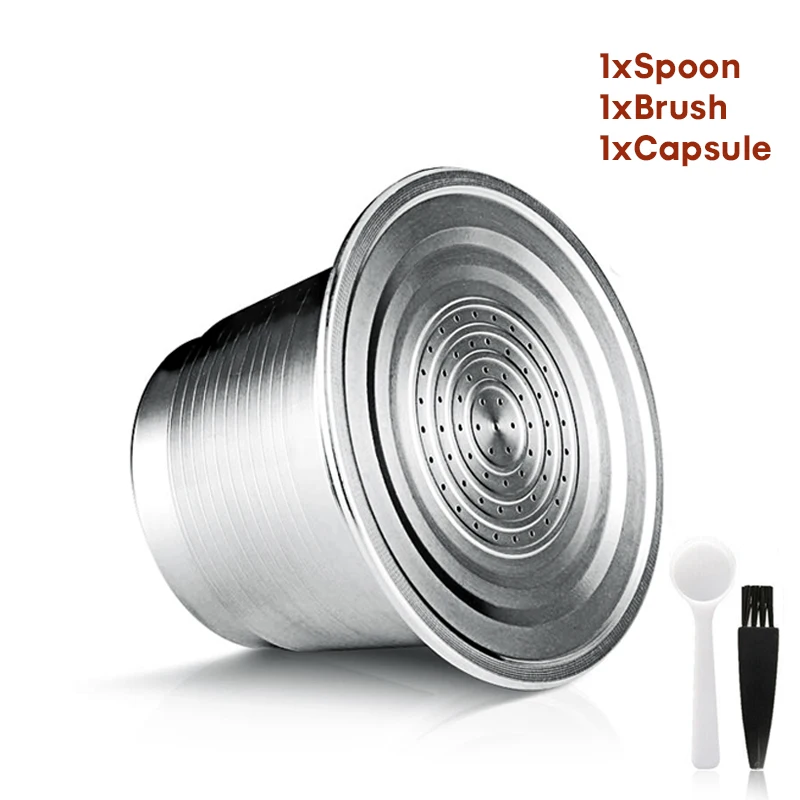 stainless steel Nespresso многоразовые капсулы нержавеющая сталь кофе inox кафе Перманентный кофе фильтр трамбовки кофейная посуда для машин Nespresso - Цвет: stainless steel