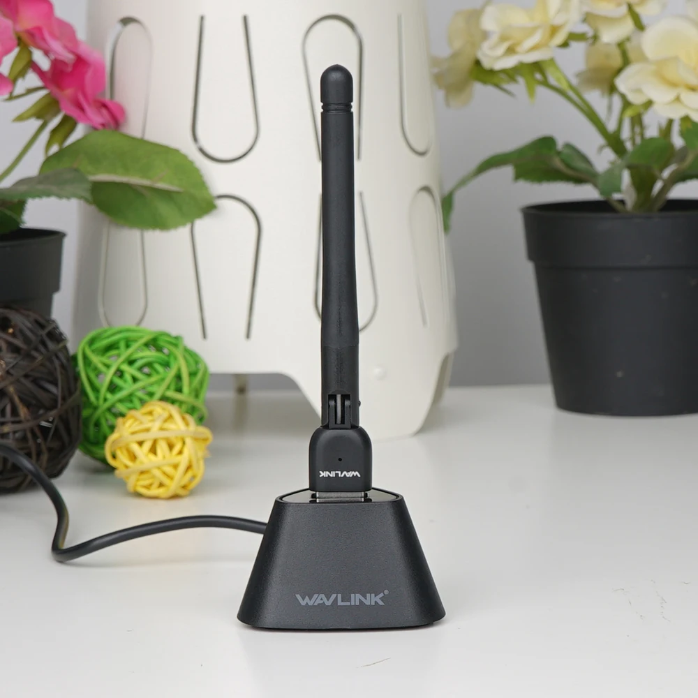 Wavlink USB wifi адаптер 5 ГГц Wi-Fi ключ 600 Мбит/с док-станцией wifi антенна длинный диапазон Ethernet для ноутбука ПК ТВ Беспроводной приемник