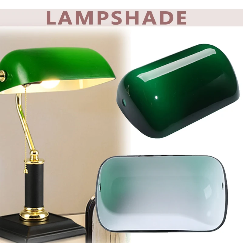 Винтажный Зеленый стеклянный чехол для стола|Колпаки и абажуры ламп| |