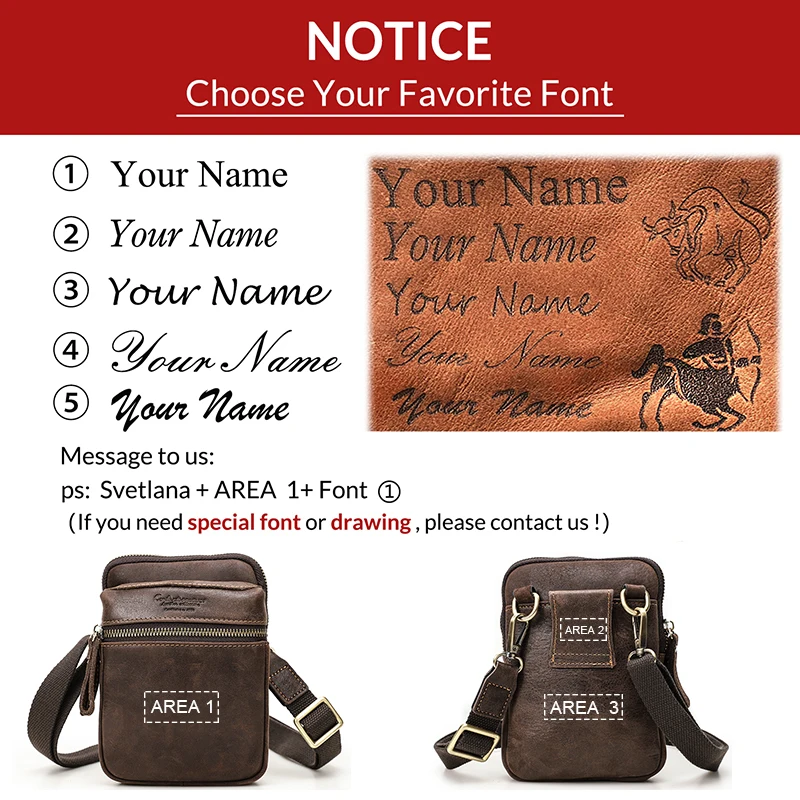 Мужская поясная сумка Contact's из натуральной кожи Повседневная качественная на