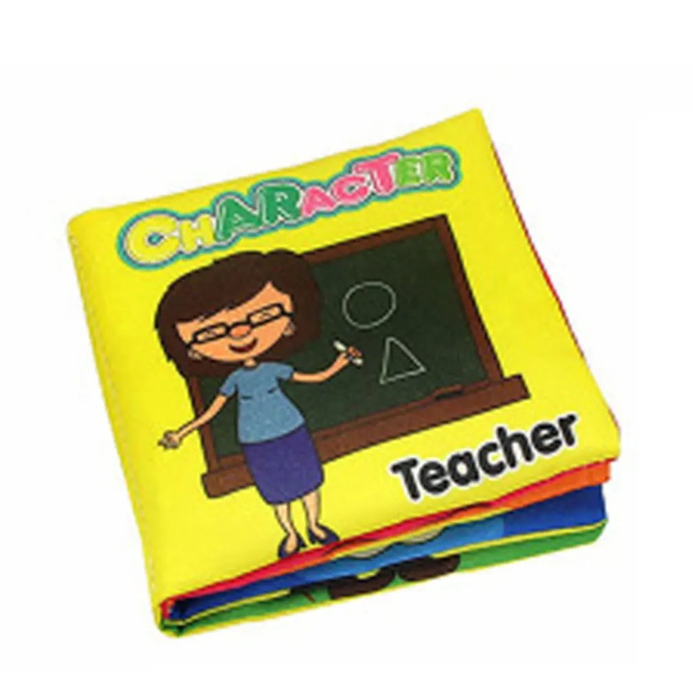 

Soft Cloth Book Infant Baby Learning Education Animal Cartoon Word Book Non-Toxic Fabric Book Story Intelligence Developing Toy