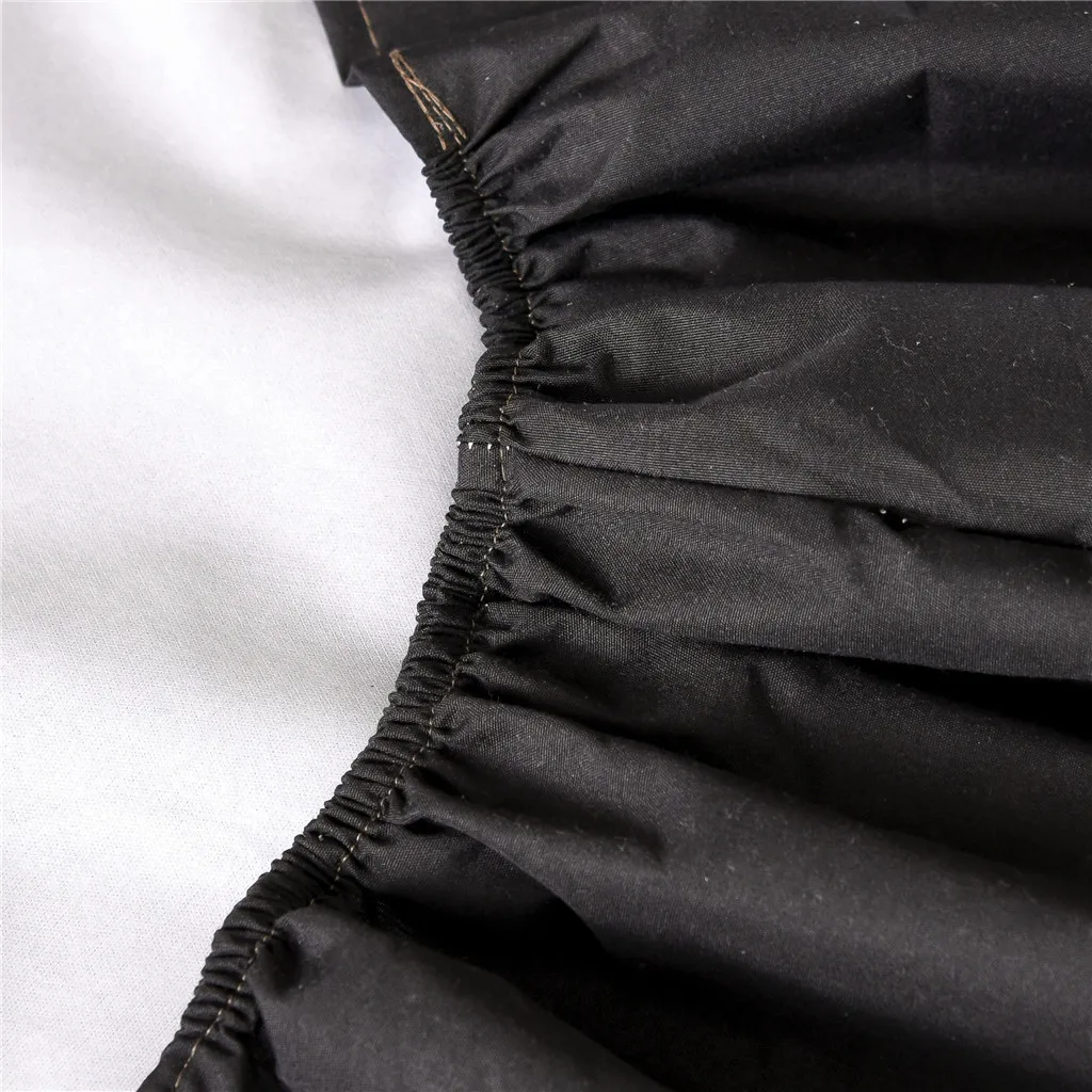New Solid Color Waterproof Bed Trampoline Cover Mattress Anti-skid Protective Cover Home& Garden Wholesale& Drop Shipping