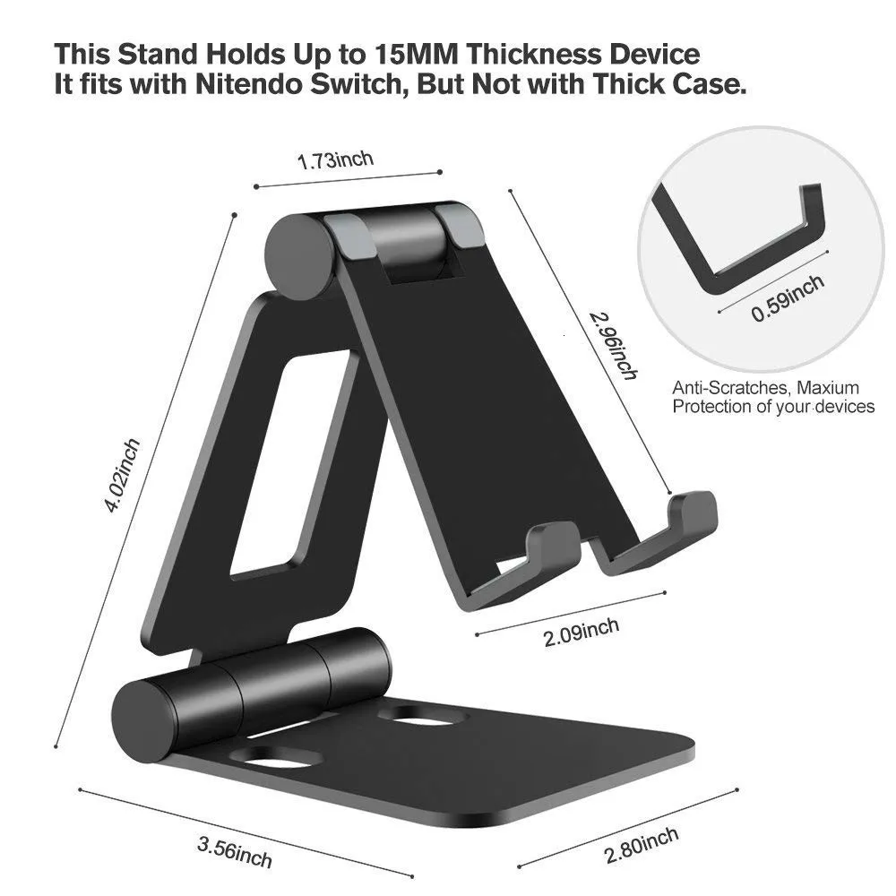 Vogek металлическая складная и Поворотная подставка для телефона Sansung Xiaomi huawei Настольный держатель для мобильного телефона кронштейн для iPhone