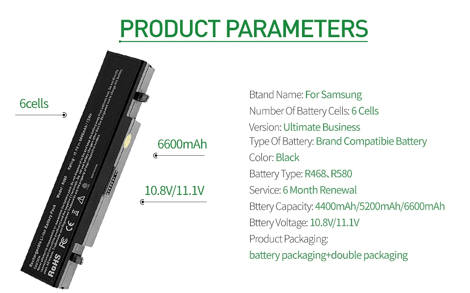Apexway RV520 Батарея R428 для SAMSUNG AA PB9NS6B RC410 RC510 RC512 RC710 RF410 RF510 RF511 RF711 RV410 RV508 NP355V5C PB9NC6B
