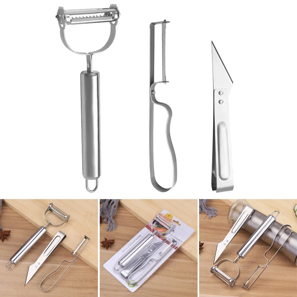 

Stainless Steel Multi-function Vegetable Peeler&ampJulienne Cutter Julienne Peeler Potato Carrot Grater Kitchen Tool